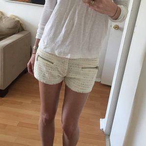 Tweed Zara Shorts with Raw Hem