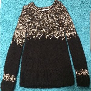 LUSH black and white sweater dress