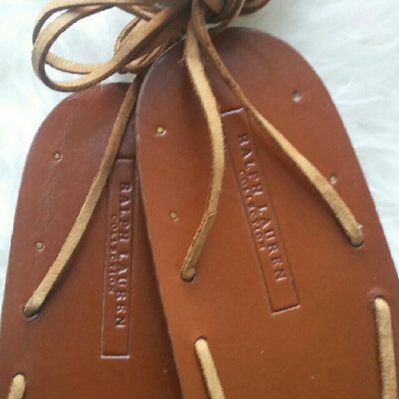 SOLD! RALPH LAUREN COLLECTION GLADIATORS - Picture 4 of 4
