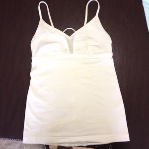 lululemon white athletic tank never worn