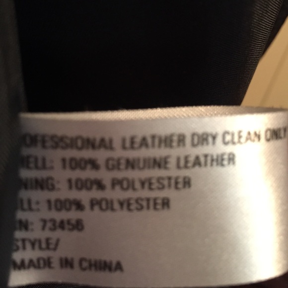 GENUINE LEATHER COAT - Picture 3 of 4