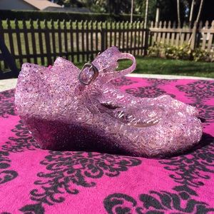 Magical rose jelly wedges multicolor glitter ✨