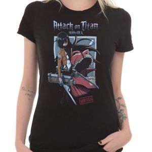 attack on titan mikasa tee