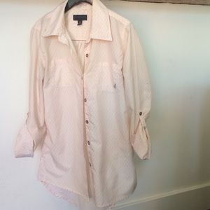 Volcom long sleeve button up blouse
