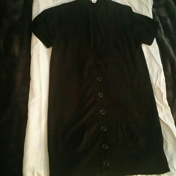 Adorable, long sweater cardigan