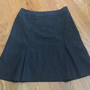 Ann Taylor LOFT Career Pinstripe Skirt 8 Petite