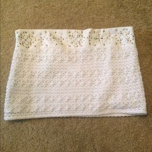 Hollister lace and sequence skirt