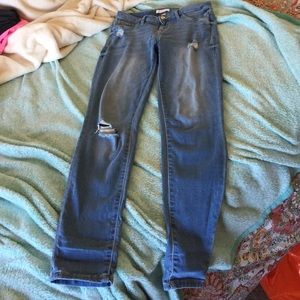 Charlotte Russe ripped skinny jeans