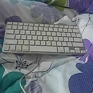 A apple keyboard