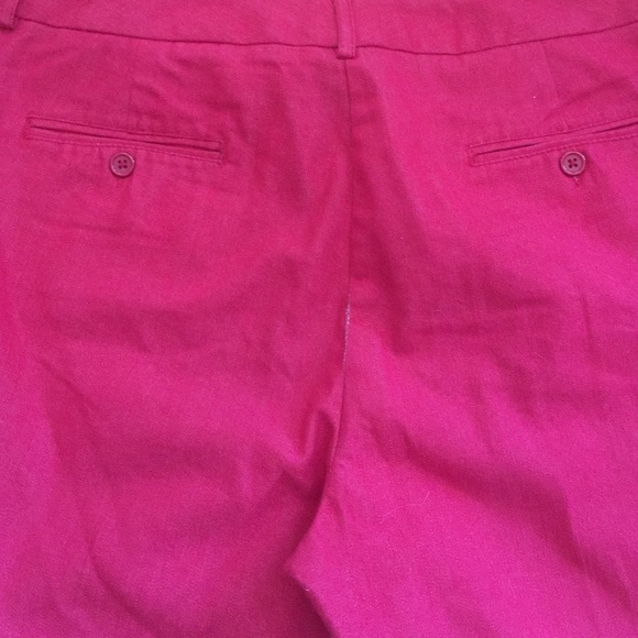 Red Larry Levin Strecthy Cotton Blend Pants Sz 14 - Picture 3 of 4