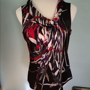 *SOLD* T Tahari silky shell sleeveless top size M