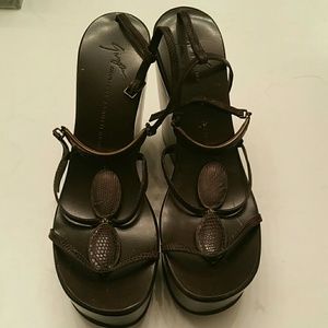 Chocolate Brown Giuseppe Sandals