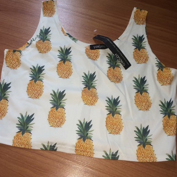 Pineapple crop top