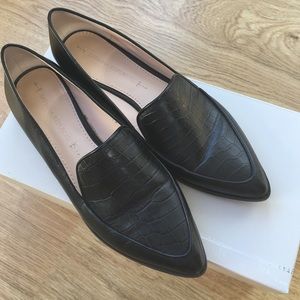 Banana Republic leather loafers