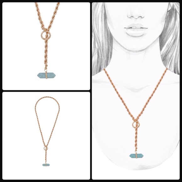 HOLD🚫SAMANTHA WILLS 🌙Midnight Prism Lariat Turq - Picture 2 of 4