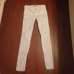 White Hollister Skinny Jeans