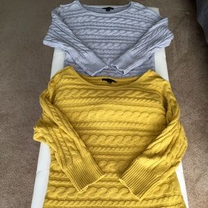 Banana Republic cable knit sweaters