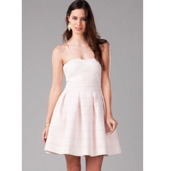 Jun & Ivy strapless bandaged dress