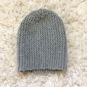 Gray knit beanie H&M