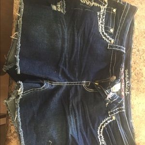Maurice's jean shorts