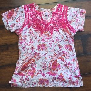 Koi nursing scrub top