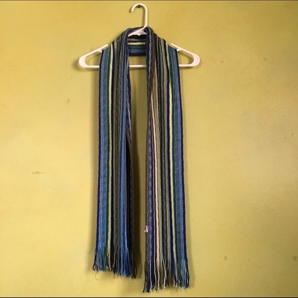 J. Jill knit striped scarf