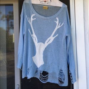 Wildfox deer sweater