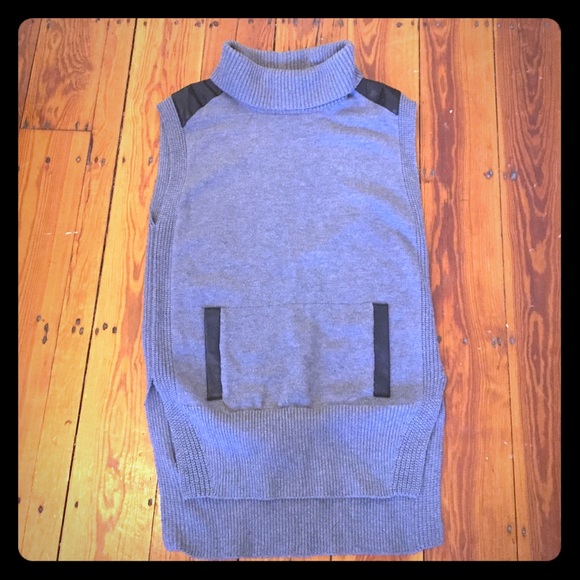 Sleeveless sweater dress