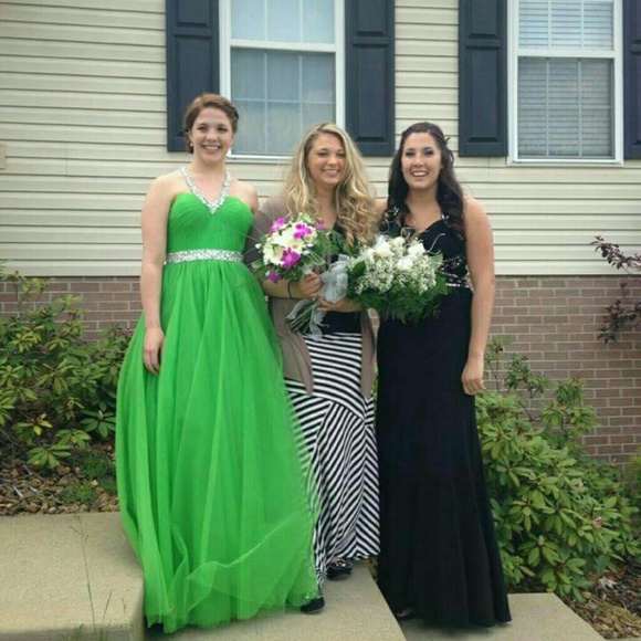 Green Prom Dress - Picture 2 of 3