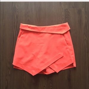 Coral envelope skort (skirt/shorts)