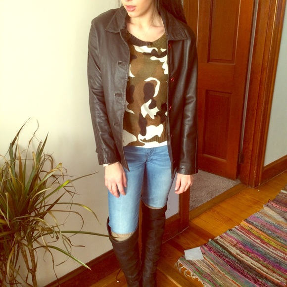 100% genuine leather jacket