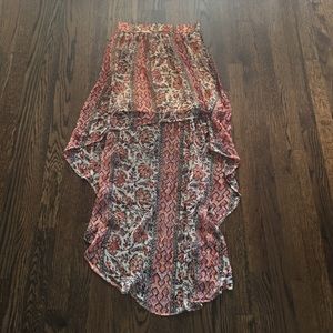 High low skirt
