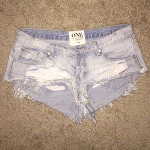 One Teaspoon denim shorts