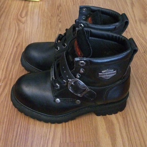 Leather Harley Davidson boots