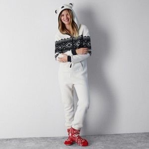 Polar Bear non-footed onesie