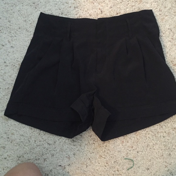 Black dressy shorts