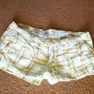 Billabong plaid shorts