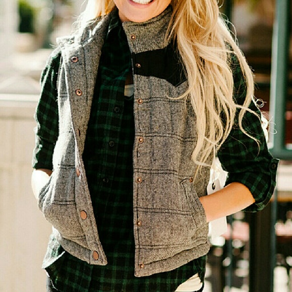 Major sale! Tweed vest XS