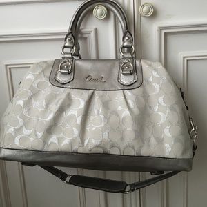 Coach large satchel/shoulder bag