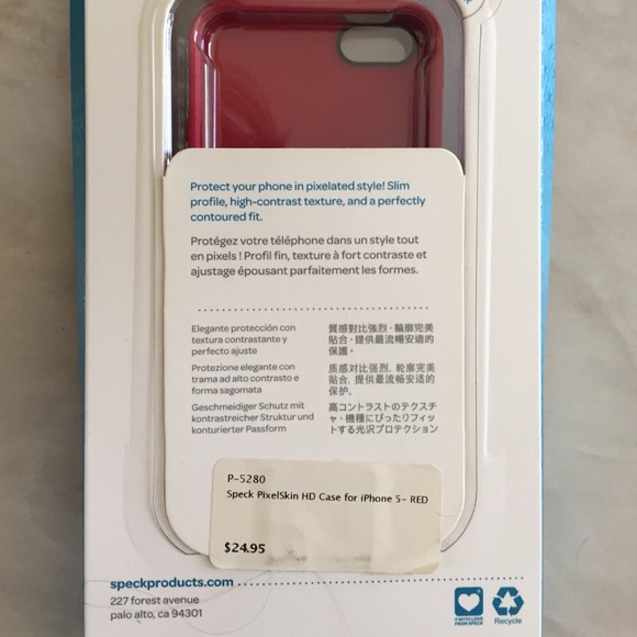 Speck red rubber texture my phone case for iPhone5 - Picture 2 of 2