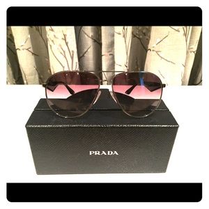 Prada Double Bar Aviators