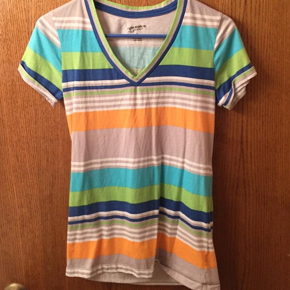 Playful, Striped vneck - Picture 1 of 1