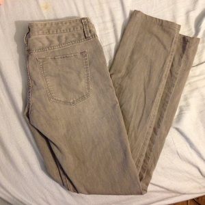 Banana Republic grey skinny jeans