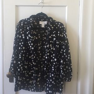 Polka Dot Bar III Lightweight Blazer - Size XL