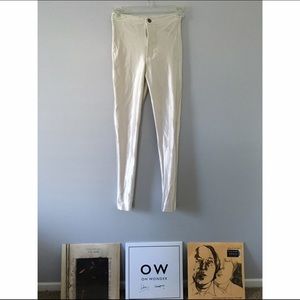 Pearl disco pants with flaws