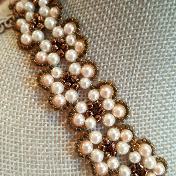 🆕 Handmade beaded necklace - Picture 2 of 4