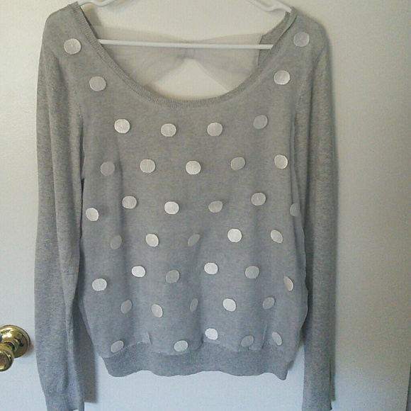 LC polka dot sweater