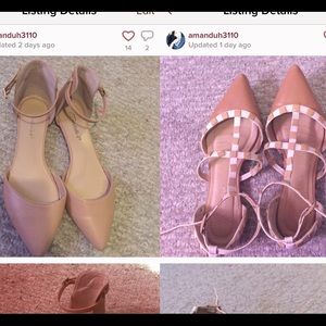 ❗️RESERVED❗️Nude flats ✨