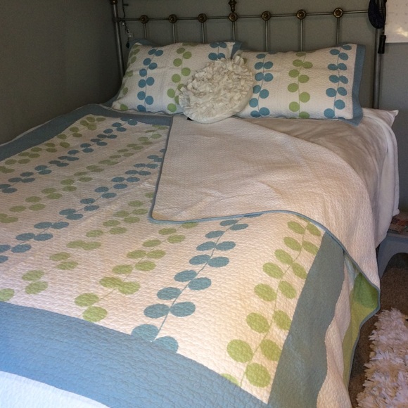 Quilt and two matching pillow cases