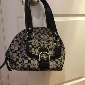 Coach shoulder bag Navy Blue
